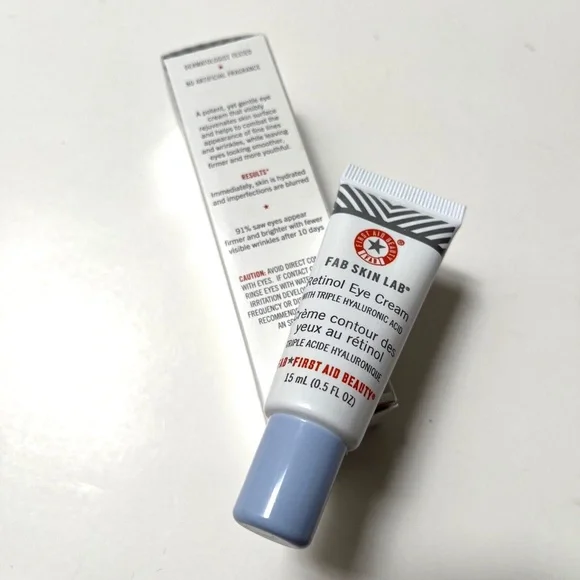 Lot 2pc New FAB FIRST AID BEAUTY Eye Duty Niacinamide Brightening Cream 15ml